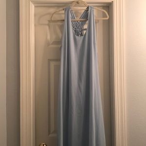 NWT Powder Blue Formal Maxi Dress